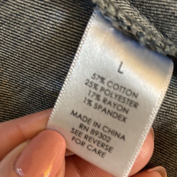 Dressbarn Jean Jacket L - Picture 7 of 8